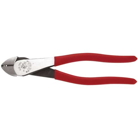 Klein Tools D243-8 8'' (203 mm) High-Leverage Diagonal-Cutting Pliers - Stripping Holes - Ace Tool Group - Klein