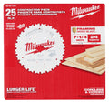 Milwaukee 48-40-1723 7-1/4" 24T Worm Drive Framing Contractor Pack (25PK) 2 Pack - Ace Tool Group - Milwaukee
