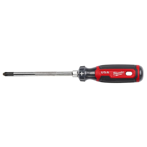 Milwaukee MT203 #3 Phillips 6" Cushion Grip Screwdriver (USA) - Ace Tool Group - Milwaukee