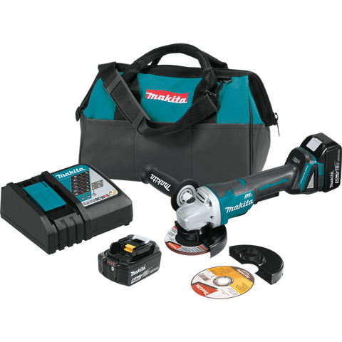 Makita XAG11T 18V LXT Li-Ion Angle Grinder Kit - Ace Tool Group - Makita