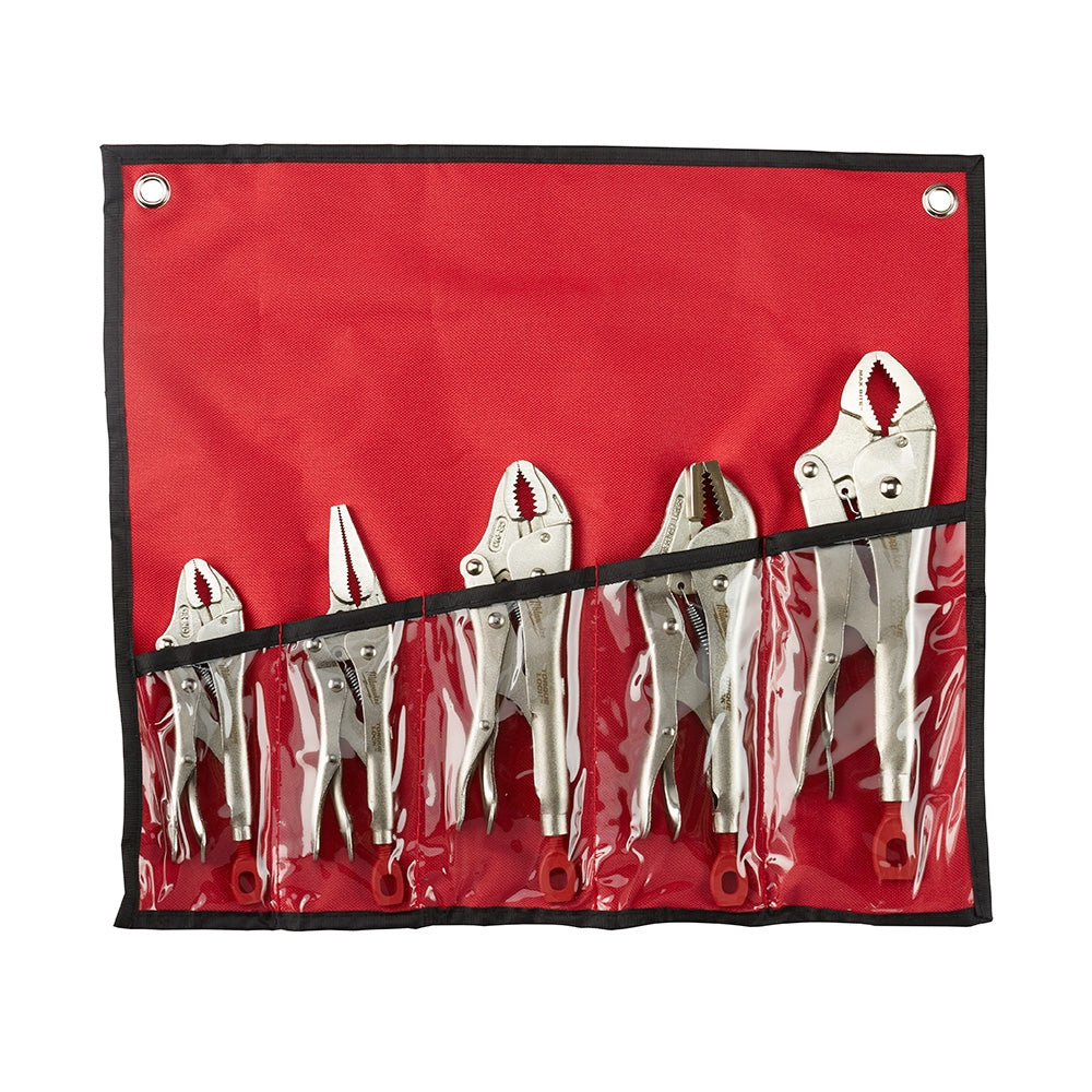 Milwaukee 48-22-3695 5pc Torque Lock Pliers Kit - Ace Tool Group - Milwaukee