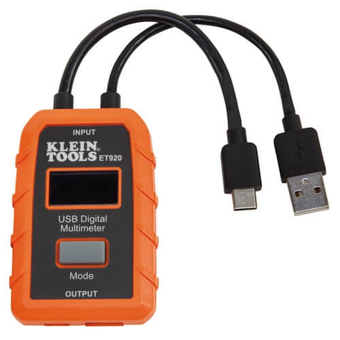 Klein Tools ET920 USB Digital Meter USB Type A and C - Ace Tool Group - Klein