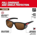 Milwaukee 48-73-2516 Full Frame Safety Glasses with Removable Side Shields – Brown Anti-Scratch Lenses - Ace Tool Group - Milwaukee