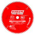 Diablo Tools 7-1/4 In. X 70 Tooth Steel Demon Carbide-Tipped Saw Blade For Metal - Ace Tool Group - Diablo