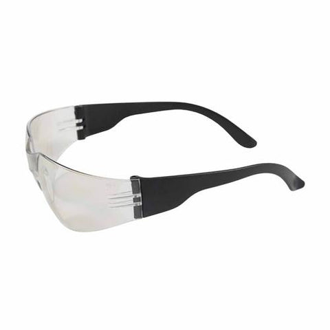 PIP 250-01-0002 Zenon Z12 Eyewear, Indoor/Outdoor Polycarbonate Lens, Anti-Scratch, Rimless, Black Temples, Molded Nose Bridge, 9.5 Base Curve Lens -12 Pack - Ace Tool Group - Protective Industrial Products