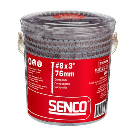 Senco 08R300W 8G 3 in. Collated Decking Screws - Ace Tool Group - Senco