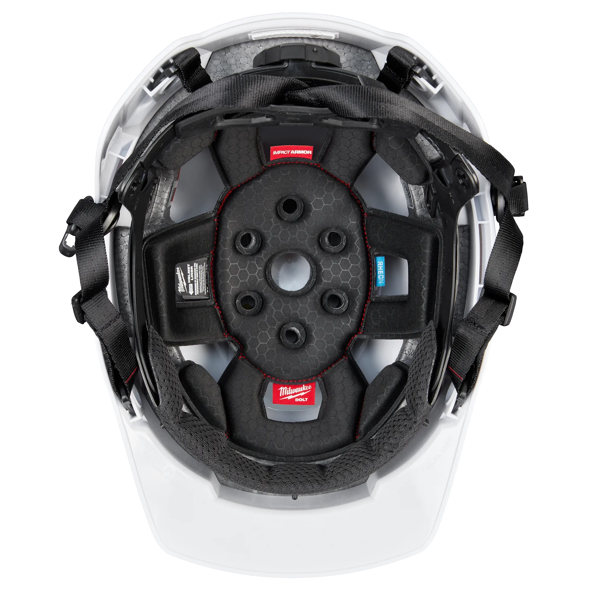 Milwaukee 48-73-1369 BOLT Blue Front Brim Safety Helmet with IMPACT ARMOR Liner (USA) - Type 2, Class E - Ace Tool Group - Milwaukee
