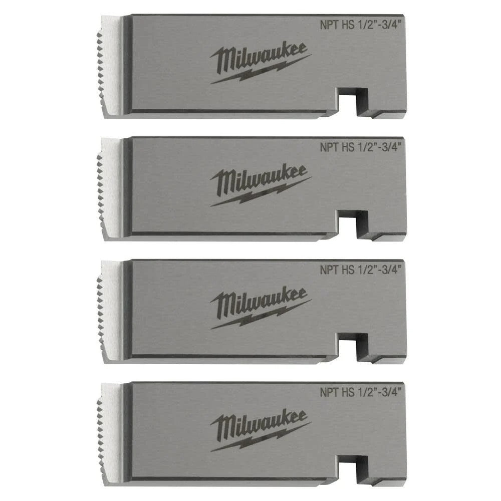 Milwaukee 48-36-1203 1/2" - 3/4" Universal Pipe Threading Dies High Speed NPT - Ace Tool Group - Milwaukee
