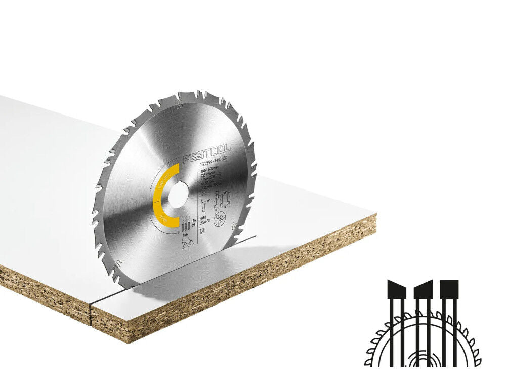 Festool 578590 Saw Blade WOOD FINE CUT HW 160x1,6x20 FWWW35
