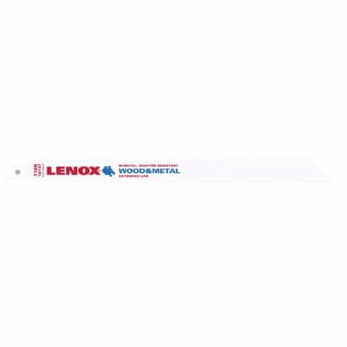 Lenox General Purpose Reciprocating Saw Blade With Power Blast Technology Bi-Metal 12-Inch 10/14 Tpi 50/Pk - Ace Tool Group - Lenox