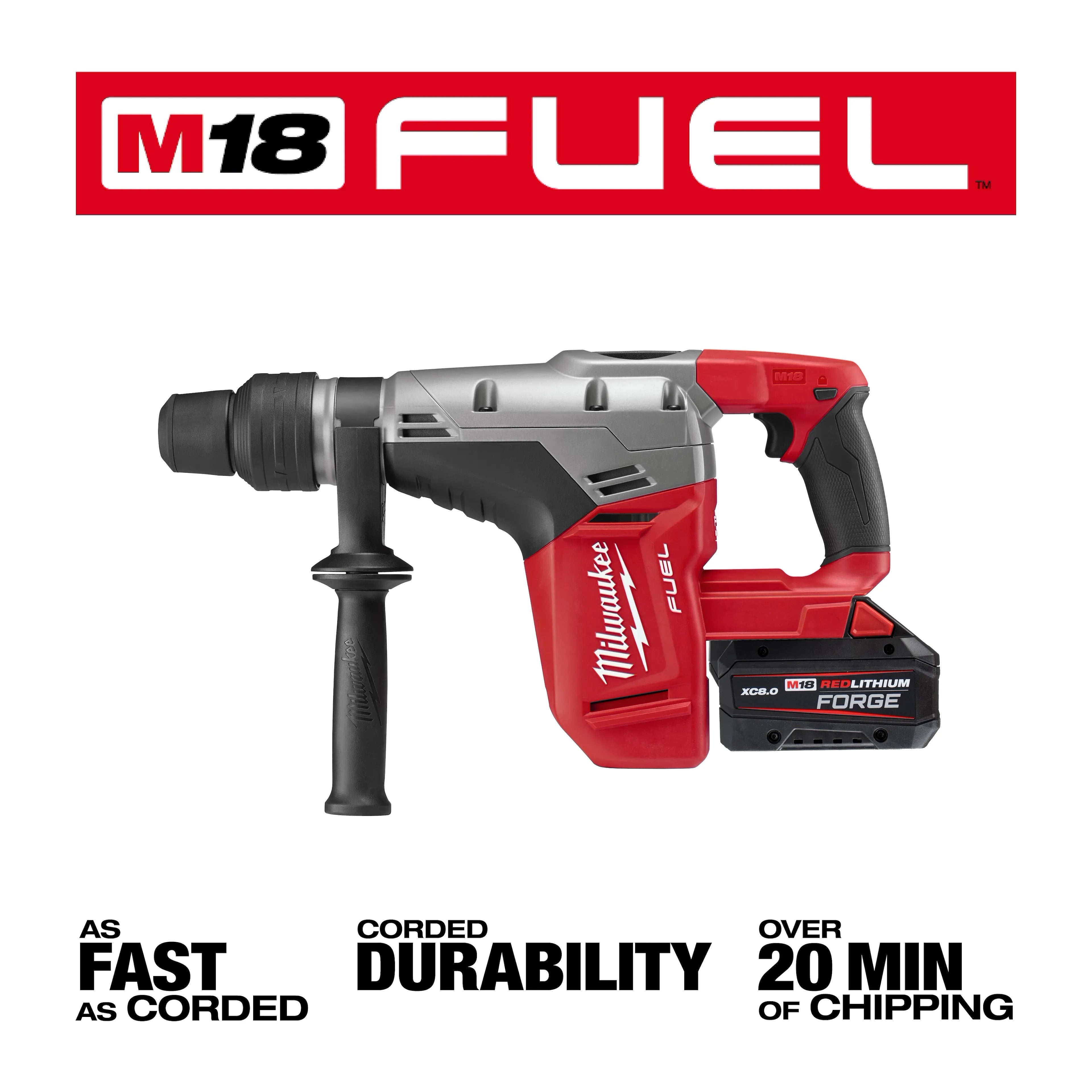 Milwaukee 2717-22HD M18 FUEL 1-9/16" SDS Max Hammer Drill Kit - Ace Tool Group - Milwaukee