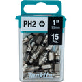 Makita E-00664 Impact 2 Phillips 1 Insert Bit 15pk - Ace Tool Group - Makita