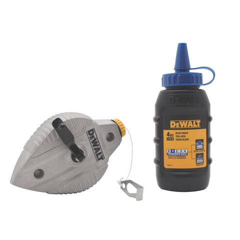 Dewalt Dwht47309L Cast Aluminum Chalk Reel With Blue Chalk (6 Pack) - Ace Tool Group - DeWalt