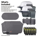 Klein FRSUMKIT1 Flame-Resistant Summer Set, Hybrid Brim, 48-Piece - Ace Tool Group - Klein