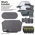 Klein FRSUMKIT2 Flame-Resistant Summer Set, Full Brim, 48-Piece - Ace Tool Group - Klein