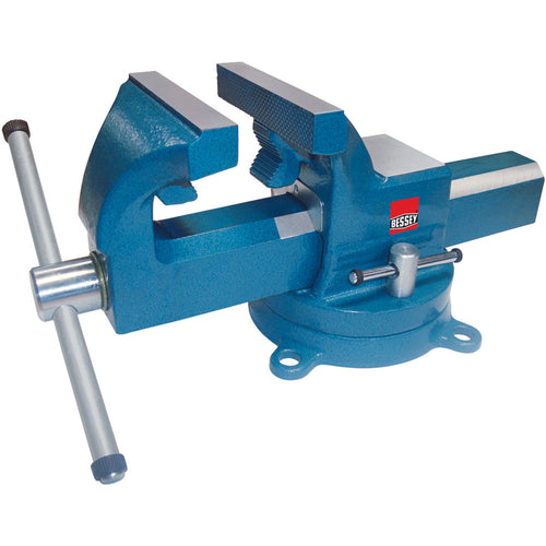 Bessey BV-DF4SB Vise, 4 In., drop forged, pipe jaws, swivel base and anvil included - Ace Tool Group - Bessey