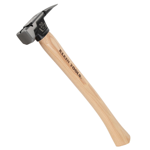 Klein Tools H80920HS Hickory Handle Hammer, 20-Ounce