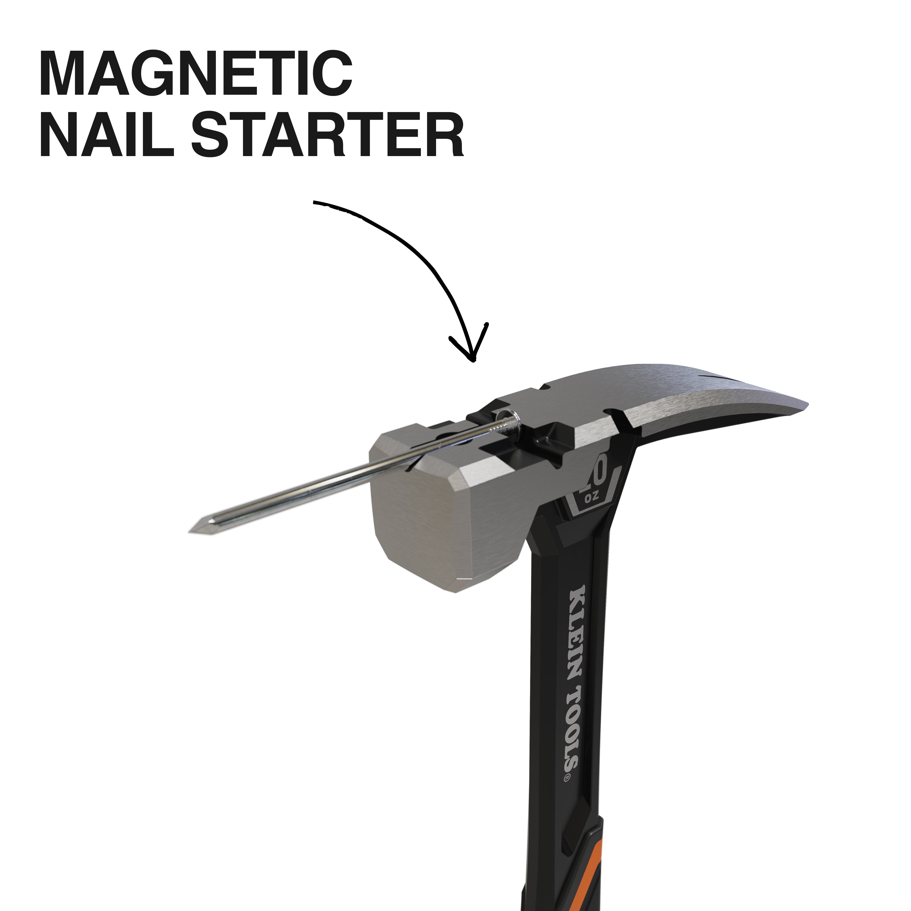 Klein H80920S Smooth Face Steel Claw Hammer, 20-Ounce - Ace Tool Group - Klein Tools