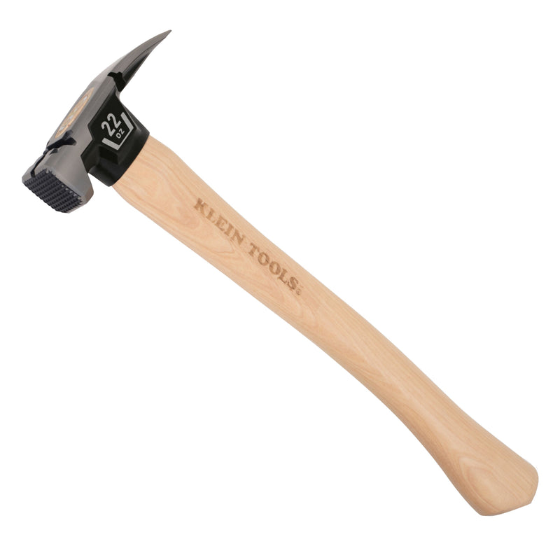 Klein Milled Face Hickory Handle Hammer, 22-Ounce - Ace Tool Group - KLEIN