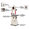 Jet JT1-1371 Black 14" SFX Bandsaw, 1.75HP, 1PH, 115/230V (JWBS-14SFX-BLK) - Ace Tool Group - JET