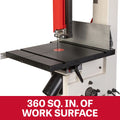 Jet JT1-1371 Black 14" SFX Bandsaw, 1.75HP, 1PH, 115/230V (JWBS-14SFX-BLK) - Ace Tool Group - JET