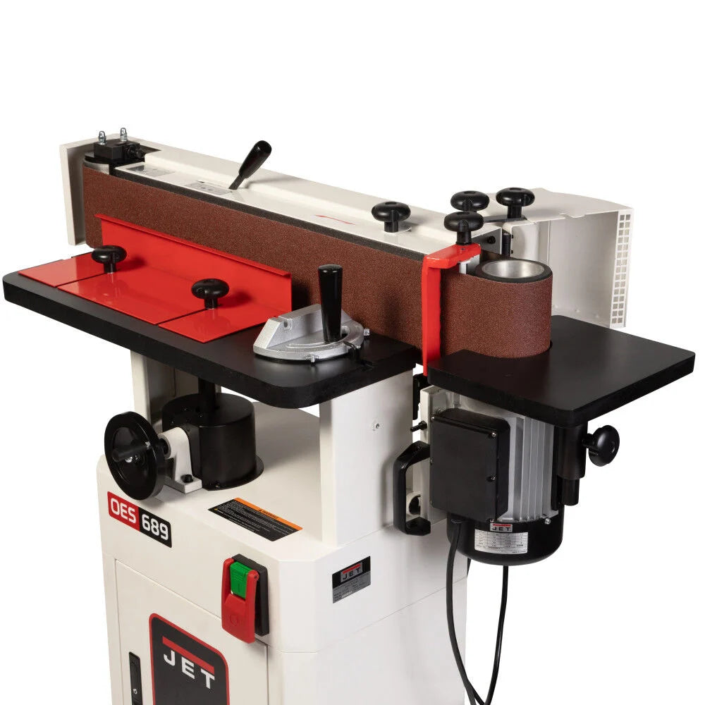 JET JT1-1372 Black 6 Inch x 89 Inch Oscillating Belt Edge Sander, 1.75HP, 1PH, 115/230V - Ace Tool Group - JET
