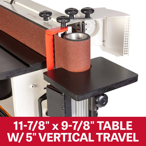 JET JT1-1372 Black 6 Inch x 89 Inch Oscillating Belt Edge Sander, 1.75HP, 1PH, 115/230V - Ace Tool Group - JET