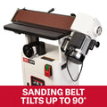 JET JT1-1372 Black 6 Inch x 89 Inch Oscillating Belt Edge Sander, 1.75HP, 1PH, 115/230V - Ace Tool Group - JET