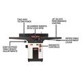 JET JT1-1373 Black 8 Inch Helical Head Jointer 2HP, 1PH, 230V - Ace Tool Group - JET