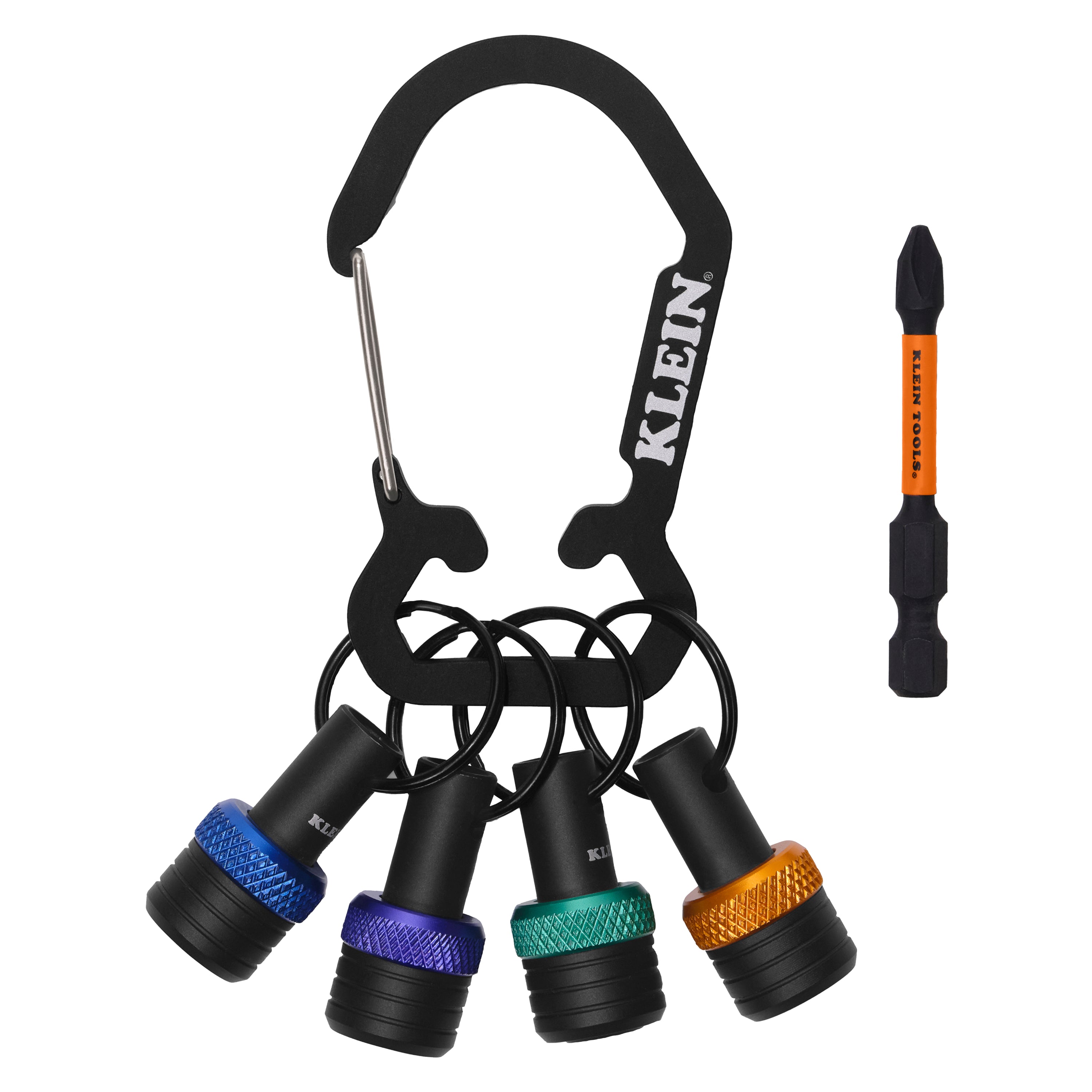 Klein K33850 Bit Holder Keychain Set, 5-Piece - Ace Tool Group - Klein
