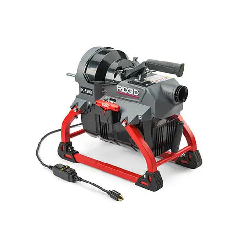 RIDGID 61688 K-5208, Sectional Drain Cleaning Machine for 2 in. to 8 in. Lines, 115V 60 Hz - Ace Tool Group - Ridgid
