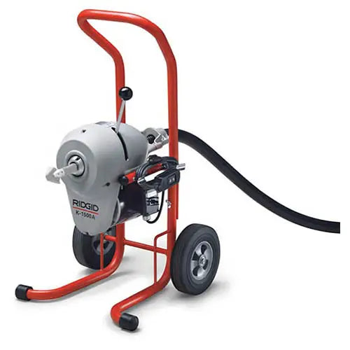 RIDGID 23712 Sectional Drain Cleaning Machine with A-1 Mitt, A-12 Pin Key - Ace Tool Group - Ridgid