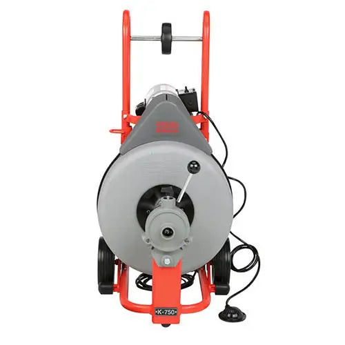 RIDGID 41977 K-750 3/4 Auto-Feed Drum Machine, 3-8 in. Line/Pigtail - Ace Tool Group - Ridgid