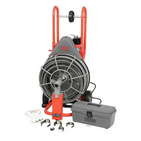RIDGID 83557 5/8" (16 mm) Open Cage Drum Machine, 3-6 in. Drain Lines - Ace Tool Group - Ridgid