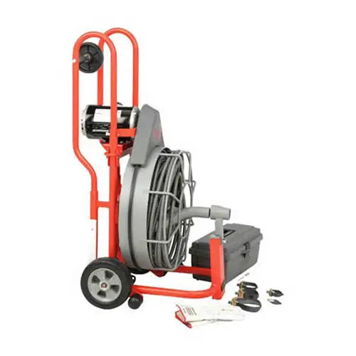 RIDGID 83557 5/8" (16 mm) Open Cage Drum Machine, 3-6 in. Drain Lines - Ace Tool Group - Ridgid