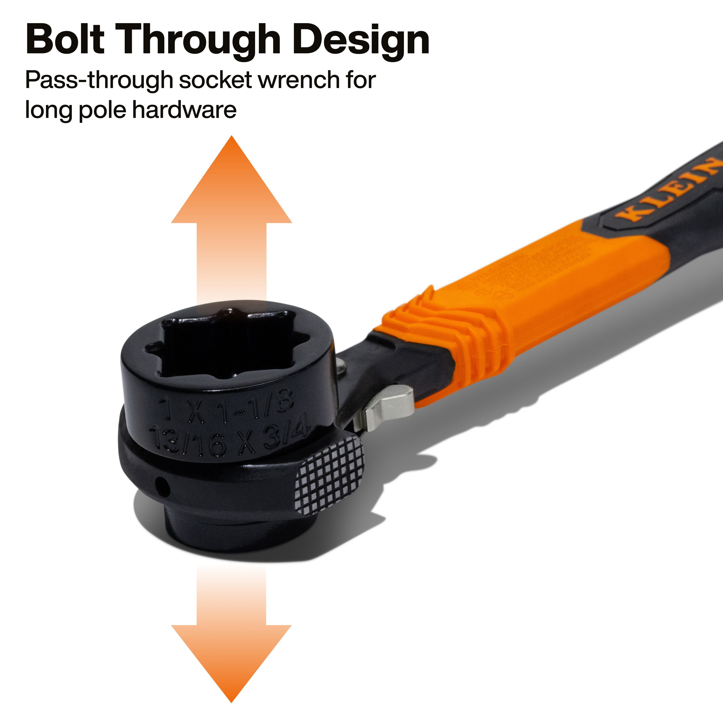 Klein KLE-KT171HFINS 5-in-1 Hammer Facing Insulated Lineman Wrench - Ace Tool Group - Klein Tools
