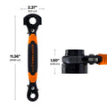 Klein KLE-KT175HFINS 7-in-1 Hammer Facing Insulated Lineman Wrench - Ace Tool Group - Klein Tools