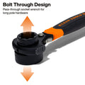 Klein KLE-KT175HFINS 7-in-1 Hammer Facing Insulated Lineman Wrench - Ace Tool Group - Klein Tools