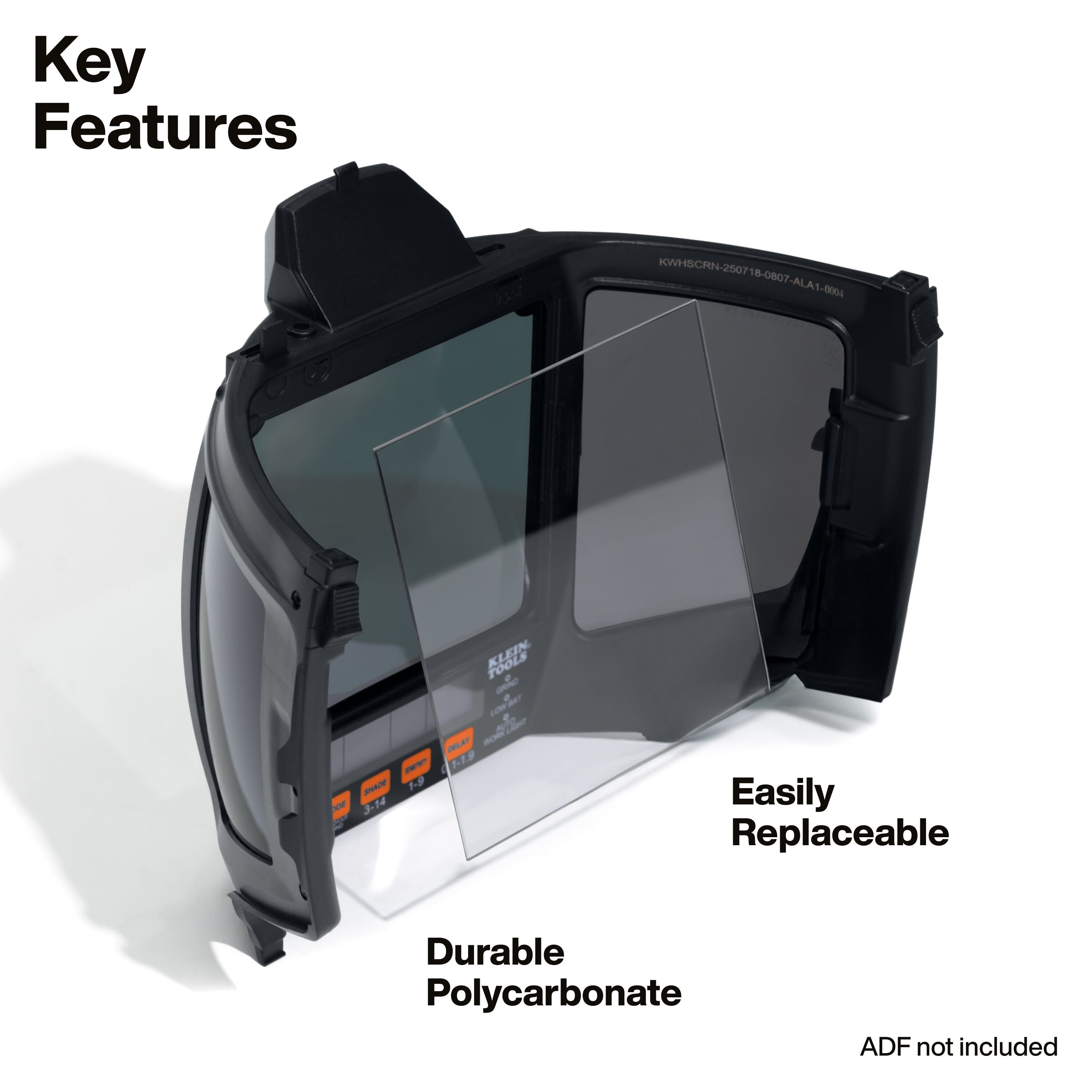 Klein KWHISHIELD Phoenix™ Series Panoramic Welding Helmet Inner Shield, 5-Pack - Ace Tool Group - Klein