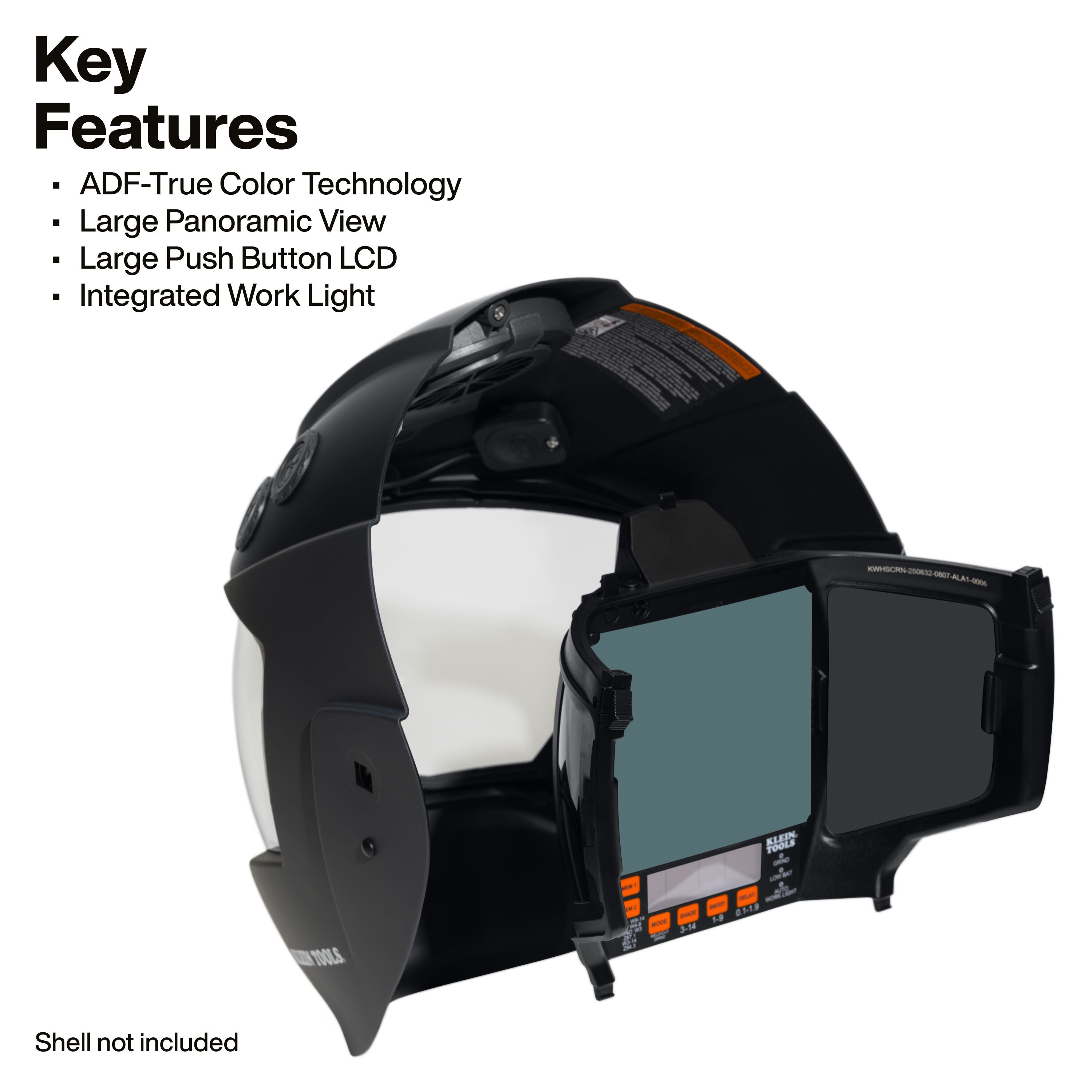 Klein KWHSCRN Phoenix™ Series Panoramic Welding Helmet Auto-Darkening Screen - Ace Tool Group - Klein