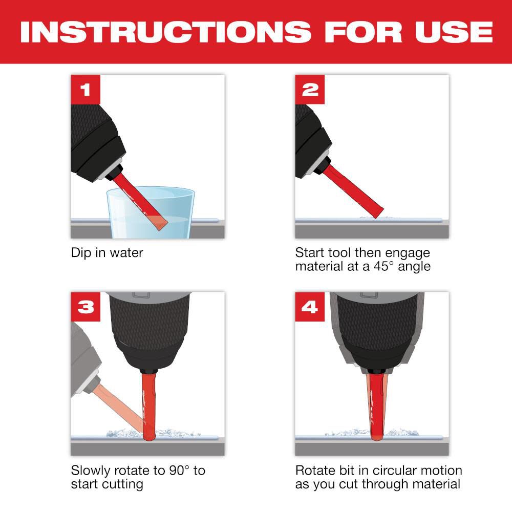 Milwaukee 49-56-0517  1" Diamond Max Hole Saw Bit - Ace Tool Group - Milwaukee