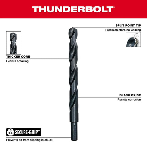 Milwaukee 48-89-2801 BIT 21 Piece Thunderbolt Black Oxide Drill Bit Set - Ace Tool Group - Milwaukee