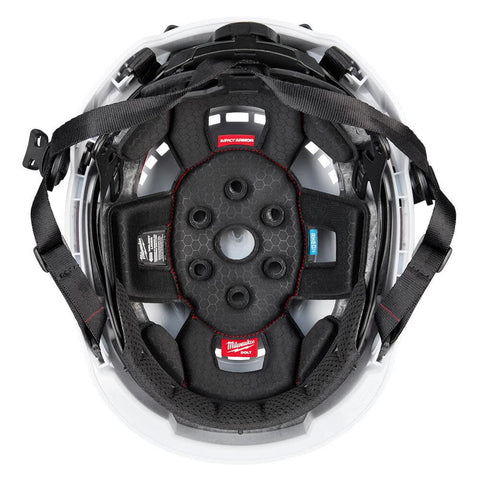 Milwaukee 48-73-1360 BOLT Black Vented Safety Helmet with IMPACT ARMOR Liner (USA) - Type 2, Class C - Ace Tool Group - Milwaukee