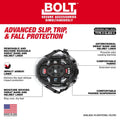Milwaukee 48-73-1360 BOLT Black Vented Safety Helmet with IMPACT ARMOR Liner (USA) - Type 2, Class C - Ace Tool Group - Milwaukee