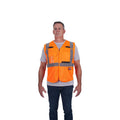 Milwaukee 48-73-5178 Class 2 Breakaway High Visibility Orange Mesh Safety Vest - 4XL/5XL (CSA) 12 Pack - Ace Tool Group - Milwaukee