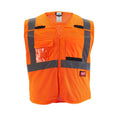 Milwaukee 48-73-5178 Class 2 Breakaway High Visibility Orange Mesh Safety Vest - 4XL/5XL (CSA) 12 Pack - Ace Tool Group - Milwaukee
