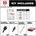 Milwaukee 49-22-5606 10 PC. HOLE DOZER Hole Saw Kit w/ PACKOUT - Ace Tool Group - Milwaukee