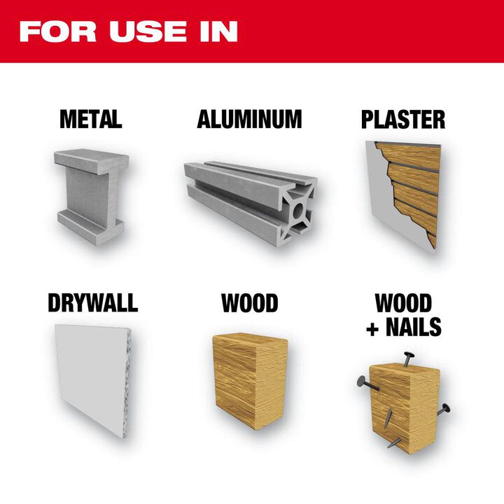 Milwaukee 49-22-4009 HOLE DOZER  Large Diameter Hole Saw Kit - 9PC - Ace Tool Group - Milwaukee