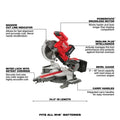 Milwaukee 2734-21 M18 FUEL 10" Dual Bevel Sliding Compound Miter Saw - Ace Tool Group - Milwaukee