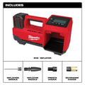 Milwaukee 2848-20 M18 18V Cordless Tire Inflator - Ace Tool Group - Milwaukee